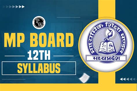 MP Board 12th Syllabus 2023.
